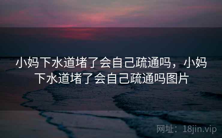 小妈下水道堵了会自己疏通吗，小妈下水道堵了会自己疏通吗图片