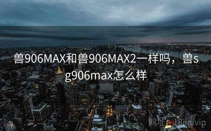 兽906MAX和兽906MAX2一样吗，兽sg906max怎么样